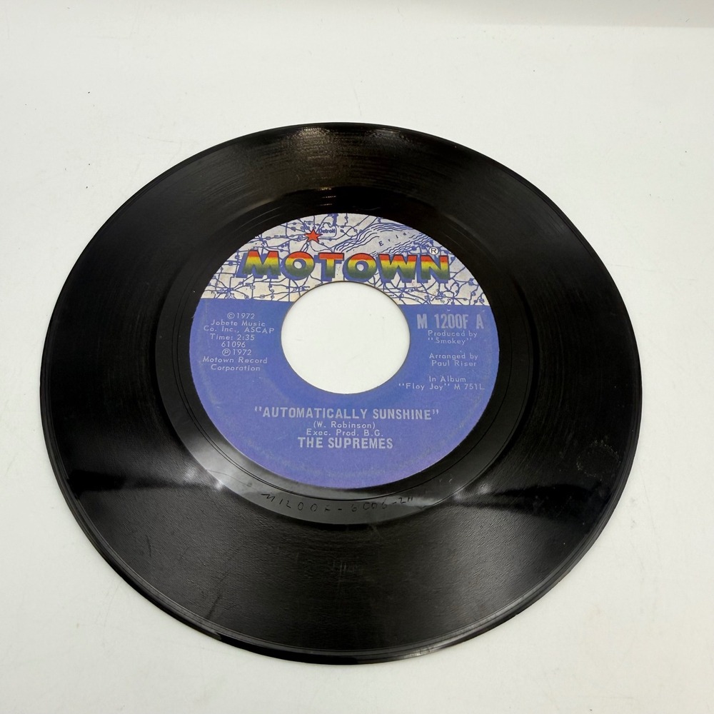 The Supremes Automatically Sunshine Precious Little Things Motown 45 RPM M 1200F